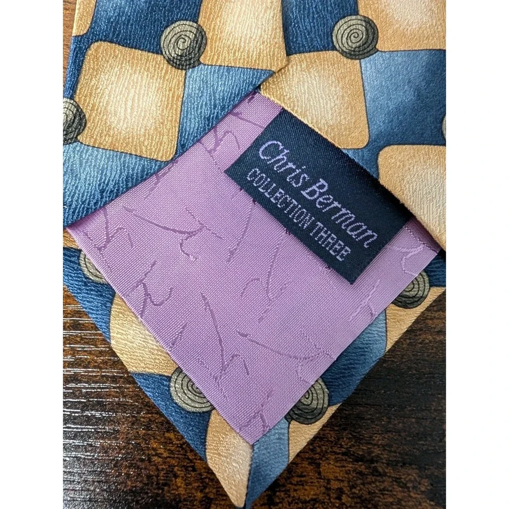 Chris Berman Jimmy V Tie Mens 100% silk print‎ Dad Collection Three